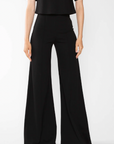 Wide Leg Ponte Knit Pant (More Colors)