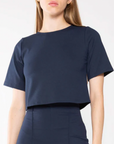 Ponte Crop Top (More Colors)