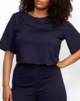 Ponte Crop Top (More Colors)