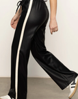 COATED TWILL TRACK PANT