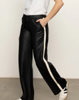COATED TWILL TRACK PANT