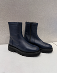 SIRENA NAVY FUR BOOT
