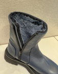 SIRENA NAVY FUR BOOT
