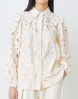 FLORAL LACE BLOUSE
