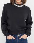EMBELLISHED SWEATSHIRT
