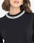 EMBELLISHED SWEATSHIRT