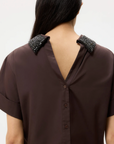 REVERSIBLE CRYSTAL BLOUSE