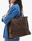 SIMPLE LEOPARD TOTE