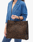 SIMPLE LEOPARD TOTE