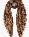 Leopard Cashmere Scarf