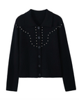 THERESA COLLAR KNIT JACKET