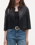 HOLLIS LEATHER TOP