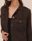 CROPPED UTILITY JACKET