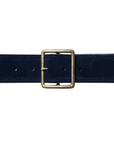 THIN SQUARE BUCKLE BELT NAVY