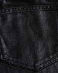 MALLIS COATED BOW-LEG JEAN