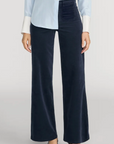 SLIM PALLAZO NAVY CORD