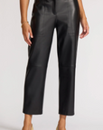 STONE VEGAN LEATHER PANT