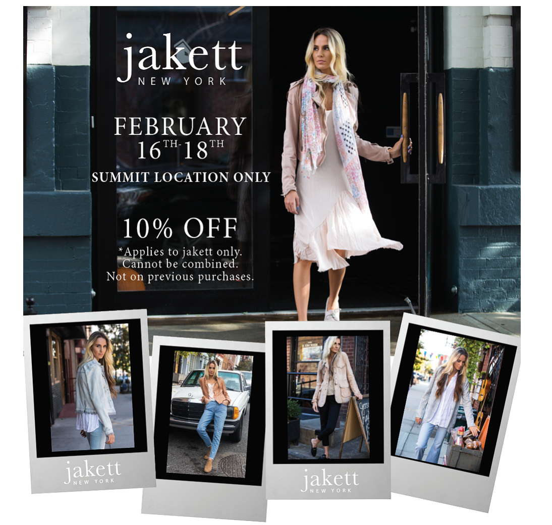 Exclusive Pop-Up Shop Featuring Jakett