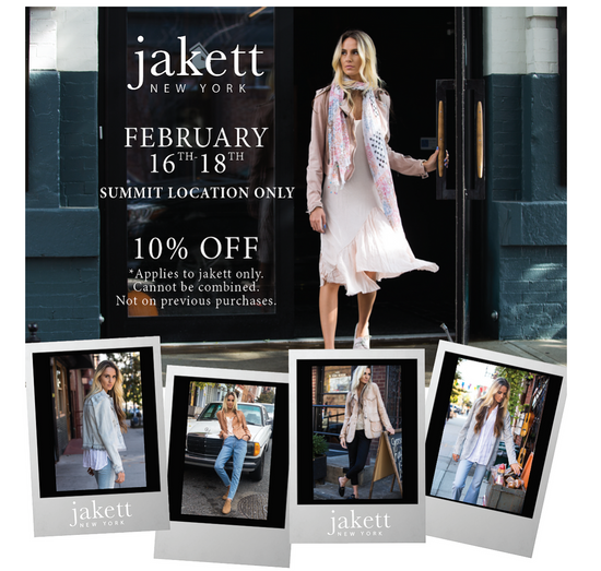 Exclusive Pop-Up Shop Featuring Jakett