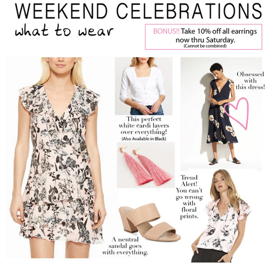 What to Wear : Weekend Celebrations