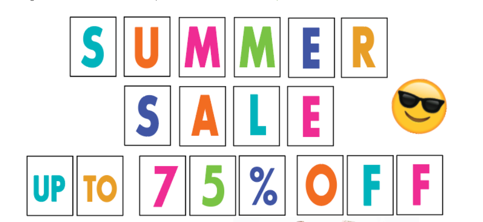 The Summer Sale is On!