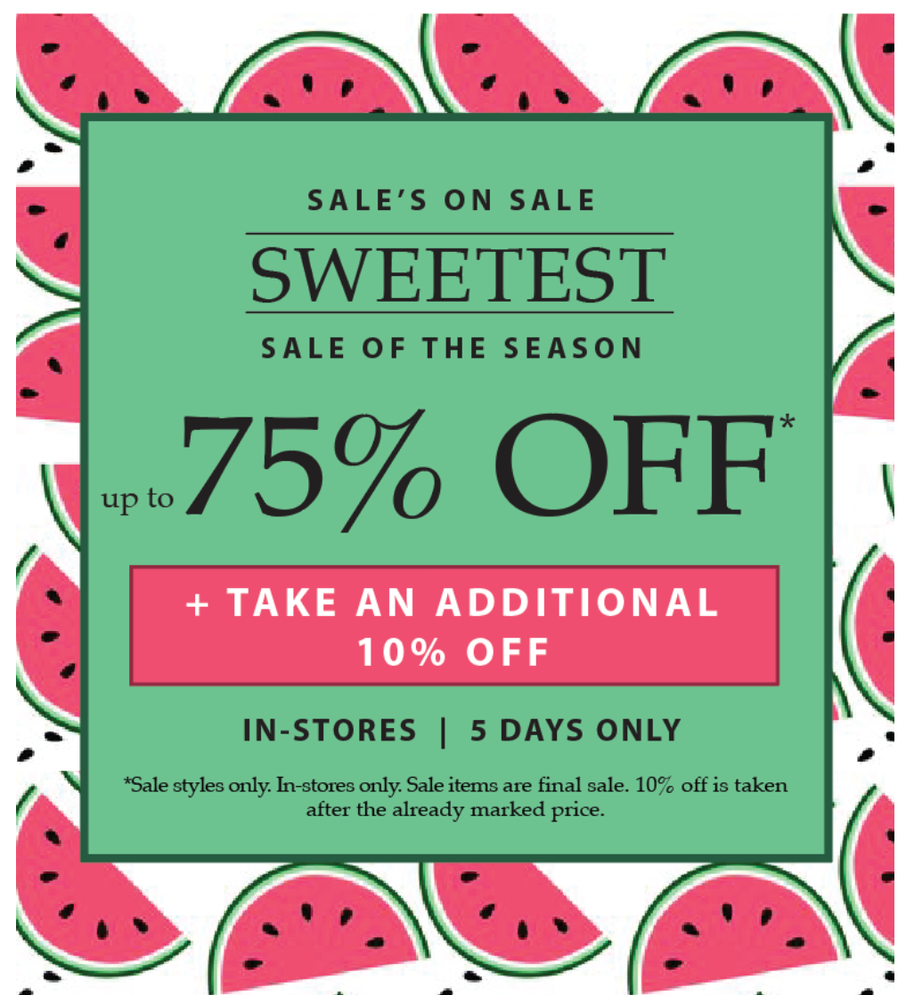 The Sweetest Sale of the Season