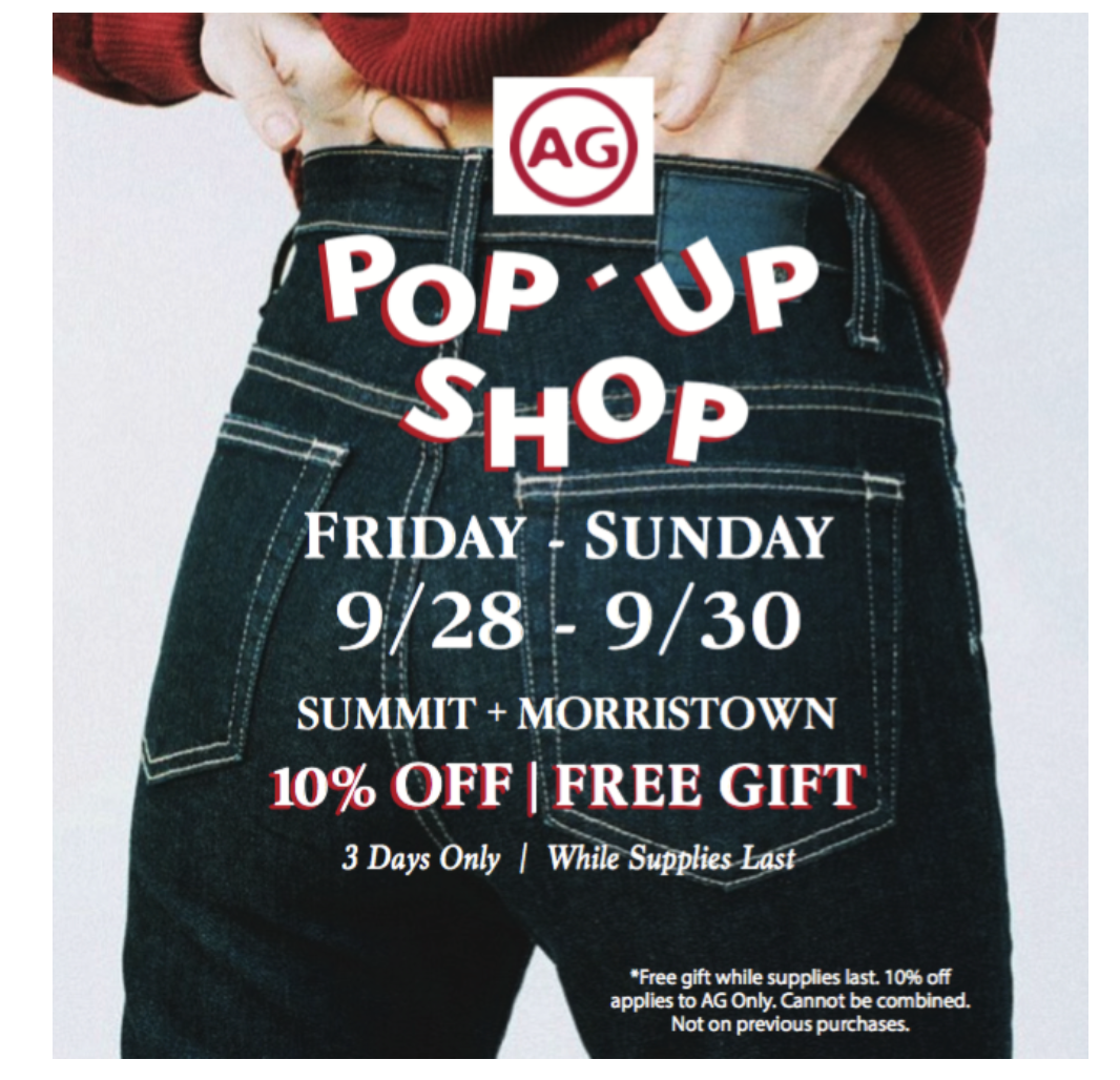 Save the Date-AG Pop-Up Shop