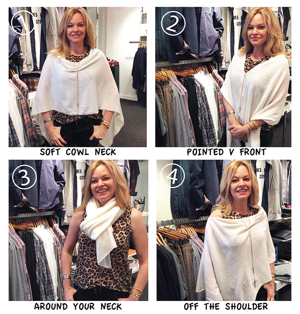 1 Poncho 4 Ways