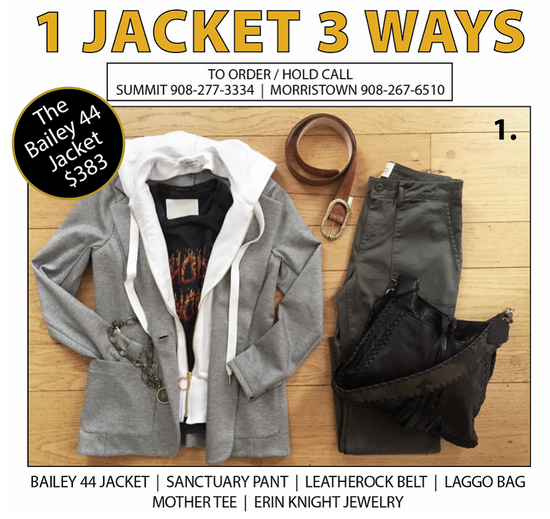 1 Jacket 3 Ways