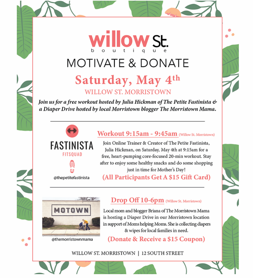 Motivate &amp; Donate | May 4th in Morristown