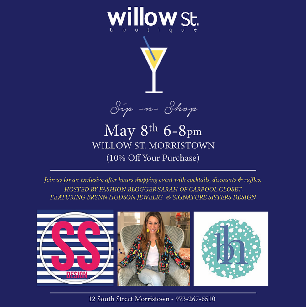 Sip &amp; Shop | Morristown Location