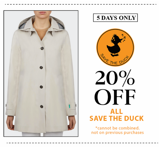 20% Off Save the Duck | 5 Days Only