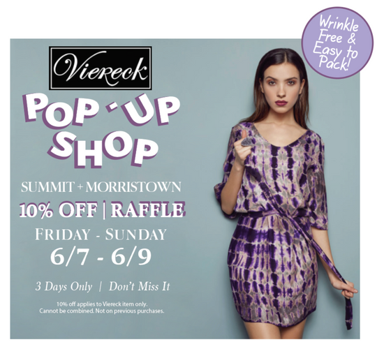 Viereck Pop-Up Shop | This Weekend