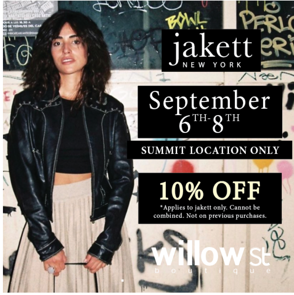 Jakett Pop-Up Shop | This Weekend