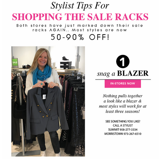 Stylist Tips For Shopping The Sale Racks