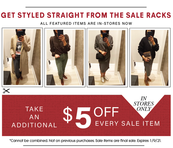 Our Stylists Will Style You Straight From The Sale Racks
