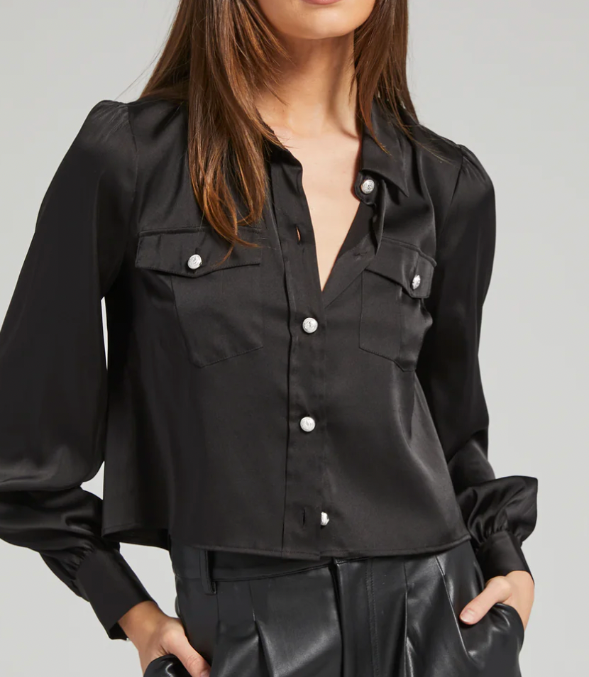 Load image into Gallery viewer, Lani Blouse Black
