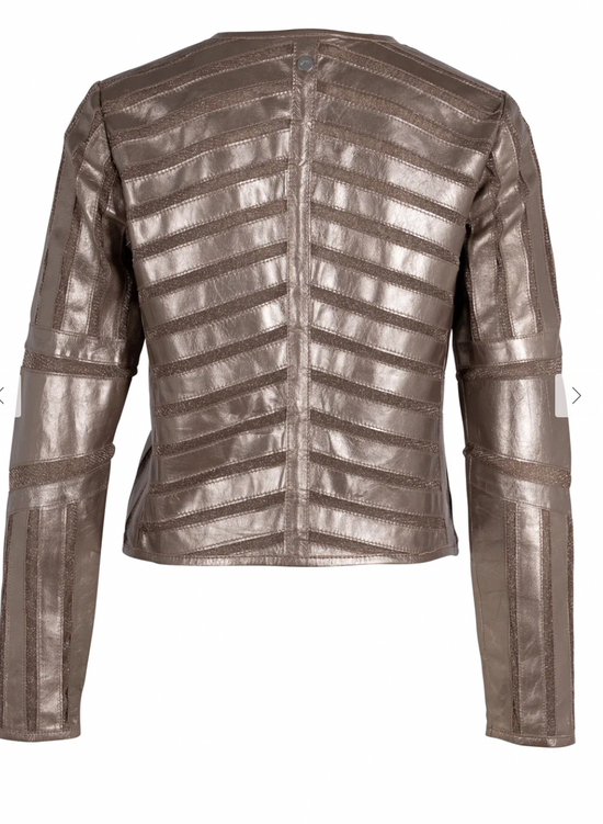Load image into Gallery viewer, Yula Leather Jacket
