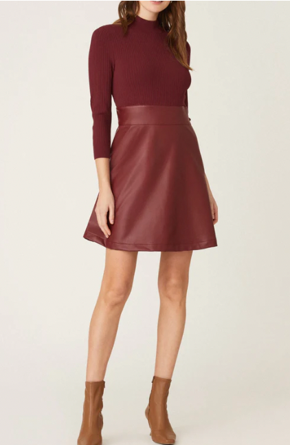 Load image into Gallery viewer, Alexa Dress Bordeaux
