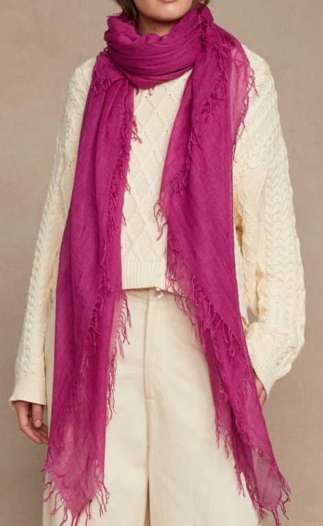 Rose Sorbet Cashmere Scarf
