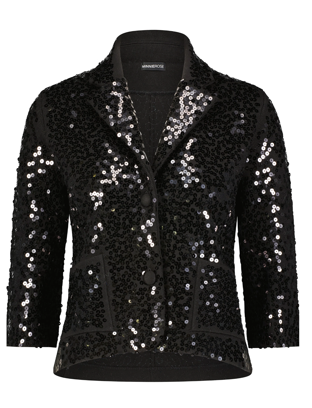 Black sequin jacket shop asda
