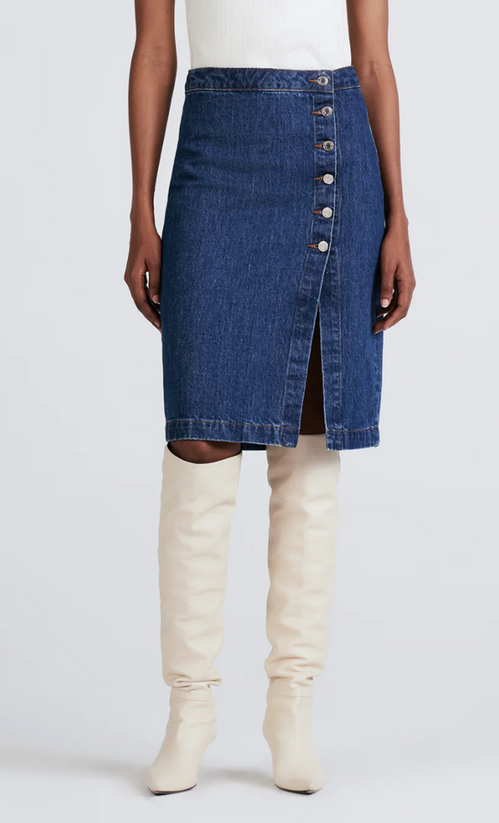 Load image into Gallery viewer, Felicity Denim Skirt

