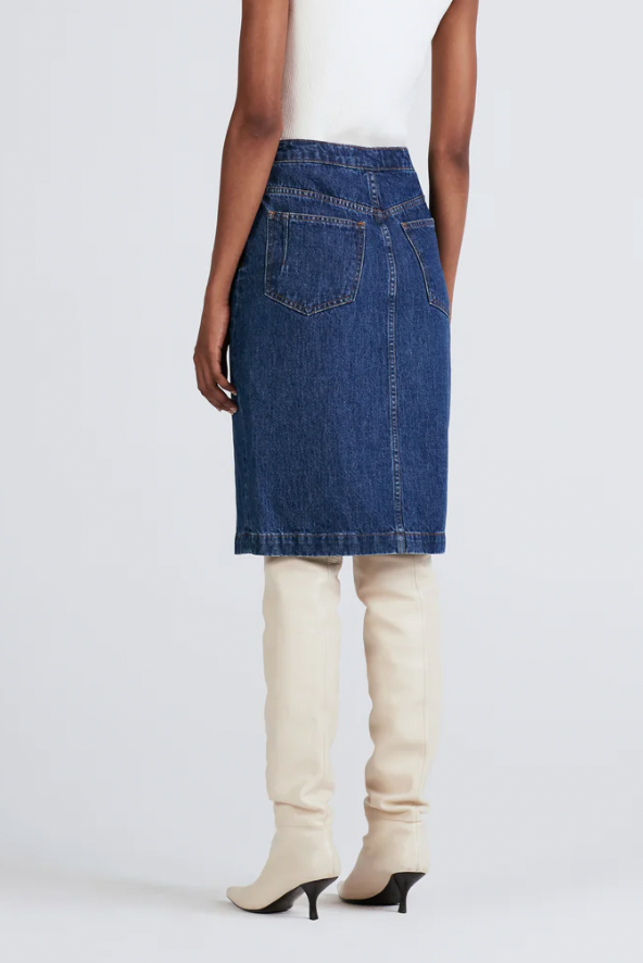 Load image into Gallery viewer, Felicity Denim Skirt
