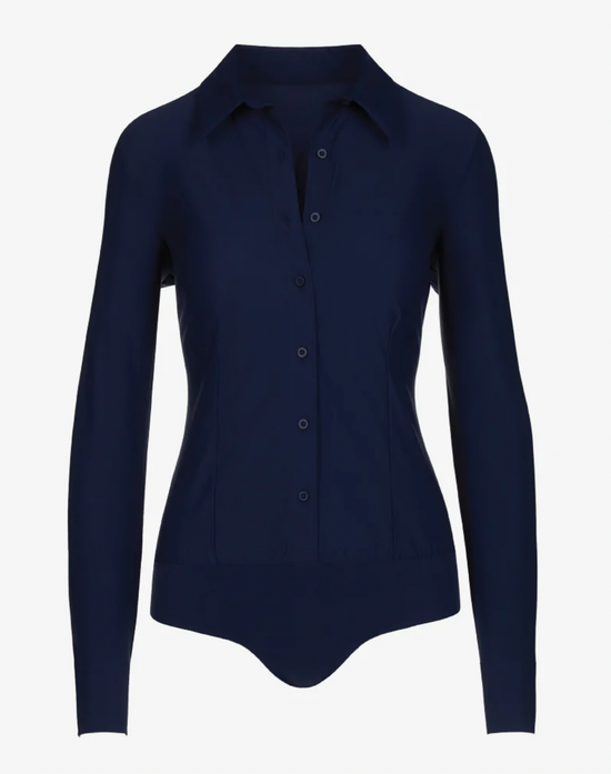 Load image into Gallery viewer, Navy Bodysuit
