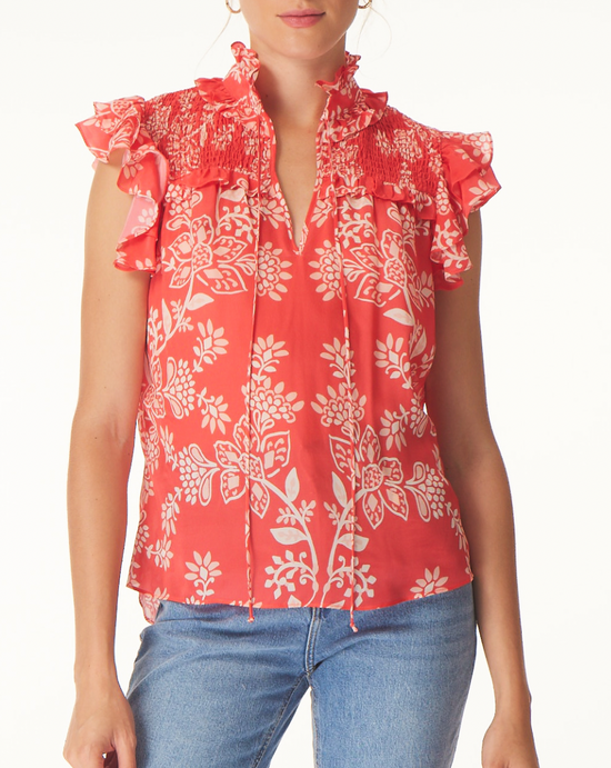 Sienna Blouse Coral