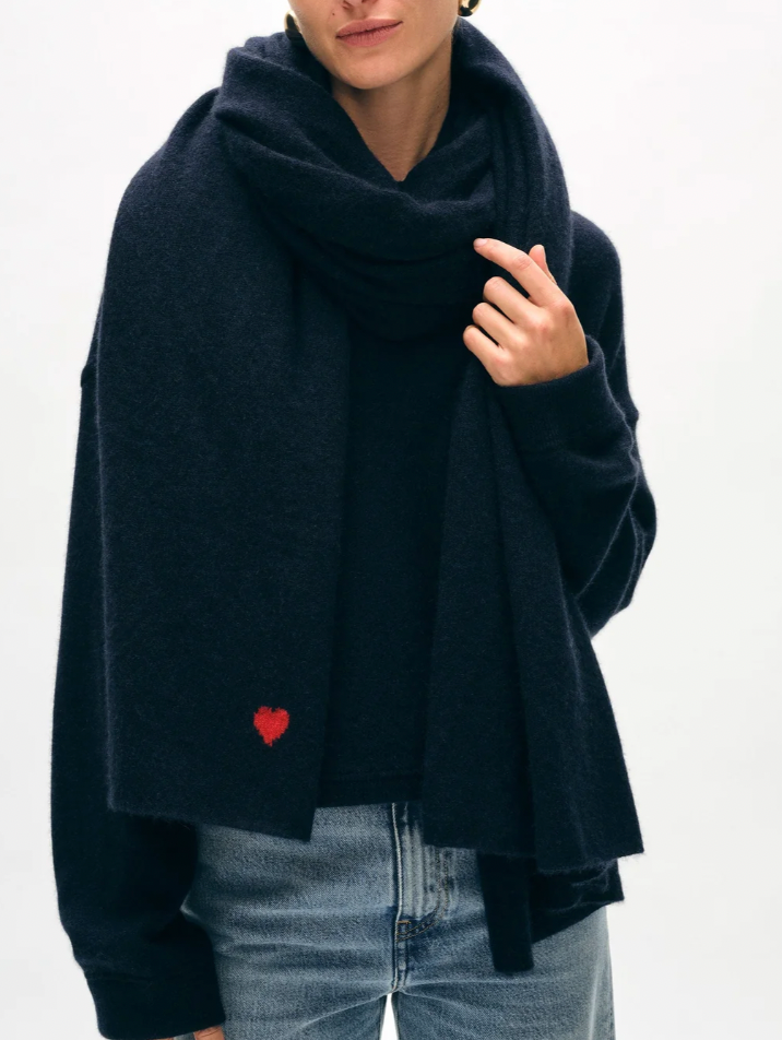 Cashmere Heart Scarf