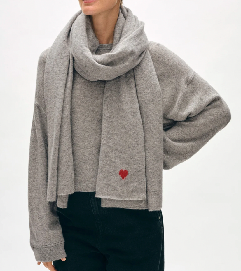 Cashmere Heart Scarf