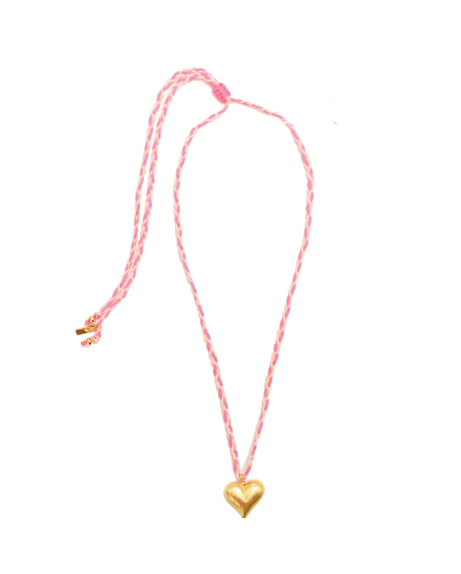 HEART OF GOLD NECKLACE (MORE COLORS)