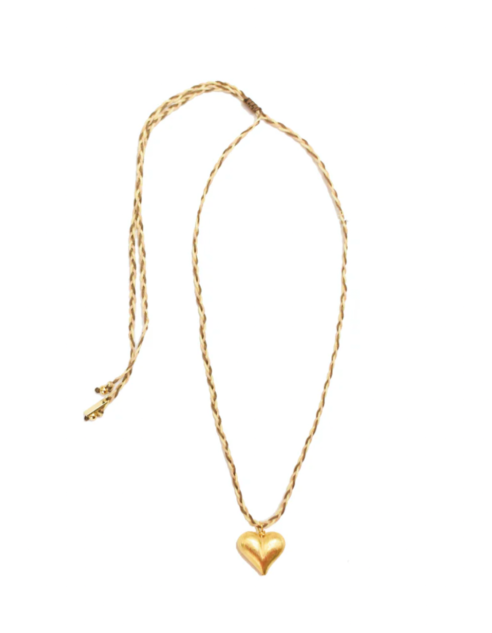 HEART OF GOLD NECKLACE (MORE COLORS)