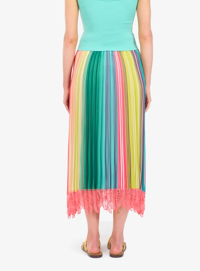 SUMMERTIME STRIPED SKIRT
